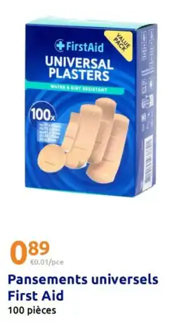 Action First Aid Pansements universels offre