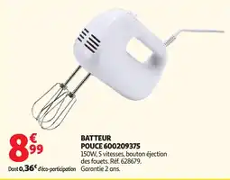 Auchan BATTEUR POUCE offre