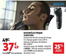 Auchan PHILIPS RASOIR ÉLECTRIQUE offre