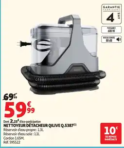 Auchan Qilive NETTOYEUR DÉTACHEUR offre