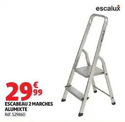 Auchan escalux ESCABEAU 2 MARCHES ALUMIXTE offre
