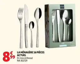 Auchan ACTUEL LA MÉNAGÈRE 16 PIÈCES offre