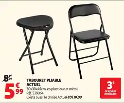 Auchan ACTUEL TABOURET PLIABLE offre