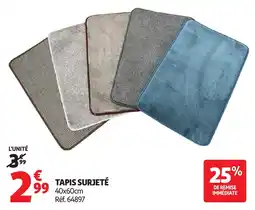 Auchan TAPIS SURJETÉ offre
