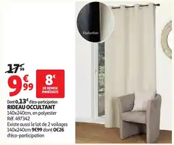 Auchan RIDEAU OCCULTANT offre