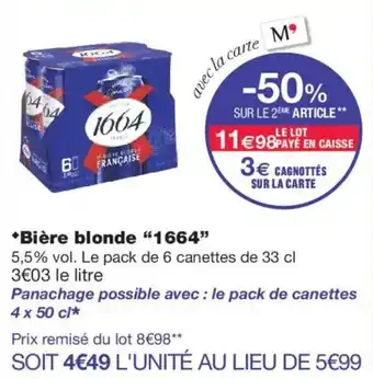 1664 Bière blonde