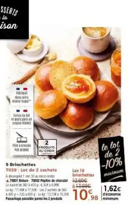 Thiriet Briochettes offre