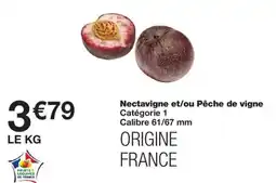 Monoprix Nectavigne et/ou Pêche de vigne offre