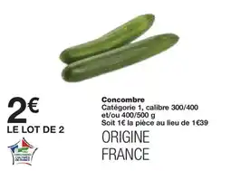 Monoprix Concombre offre
