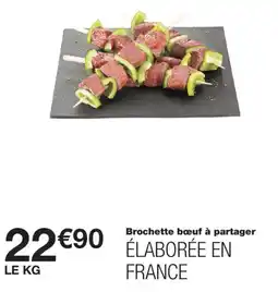 Monoprix Brochette bœuf à partager offre