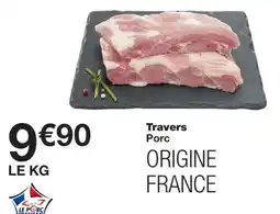 Monoprix Le Porc Français Travers Porc offre