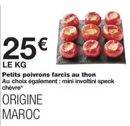 Monoprix Petits poivrons farcis au thon offre