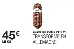 Monoprix Truffolani Salami offre