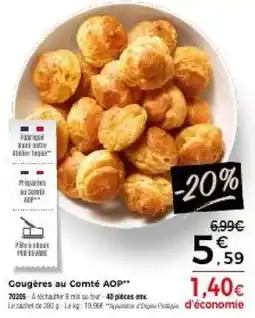 Thiriet Cougères au Comté AOP** offre