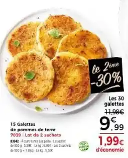 Thiriet Galettes de pommes de terre offre