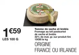Monoprix ONETIK Tomme de vache et brebis offre