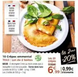 Thiriet Crêpes emmental offre