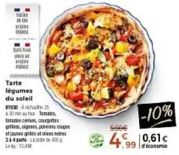 Thiriet Tarte légumes du soleil offre