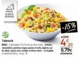 Thiriet Taboulé offre