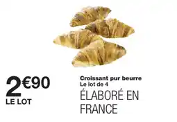 Monoprix Croissant pur beurre offre