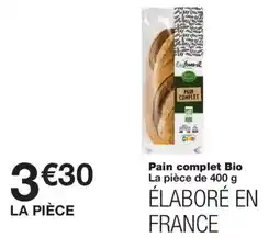 Monoprix Biofournil Pain complet offre