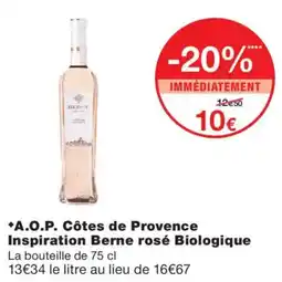 Monoprix BERNE Inspiration offre
