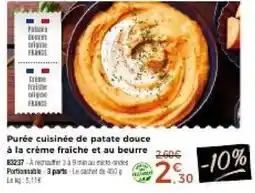 Thiriet Purée cuisinée de patate douce offre