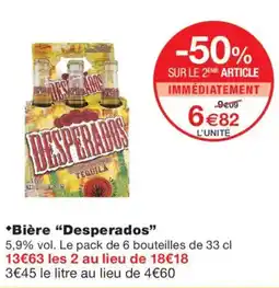 Monoprix Desperados Bière offre