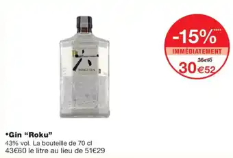 Monoprix Roku Gin offre
