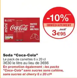 Monoprix Coca-Cola offre