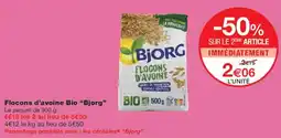 Monoprix Bjorg Flocons d'avoine offre