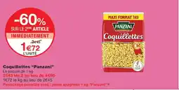 Monoprix Panzani coquillettes offre