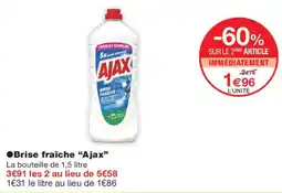 Monoprix Ajax Brise fraîche offre