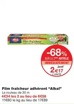 Monoprix Albal Film fraîcheur offre