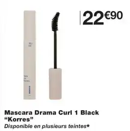 Monoprix Korres Mascara Drama Curl 1 Black offre