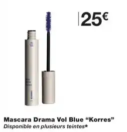 Monoprix Korres Mascara Drama Vol Blue offre