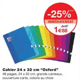 Monoprix Oxford Cahier offre