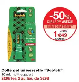 Monoprix Scotch Colle gel universelle offre