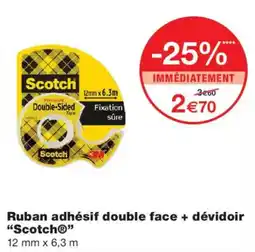 Monoprix Scotch Ruban adhésif double face offre
