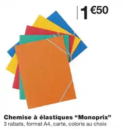 Monoprix Monoprix Chemise à élastiques offre