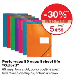 Monoprix School life Porte-vues 80 vues offre