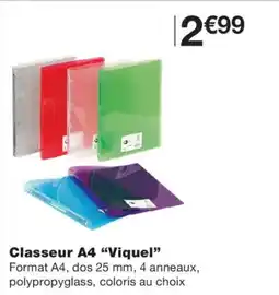 Monoprix Viquel Classeur A4 offre