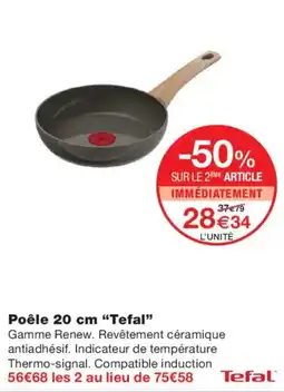 Monoprix Tefal Poêle 20 cm offre