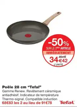 Monoprix Tefal Poêle 28 cm offre