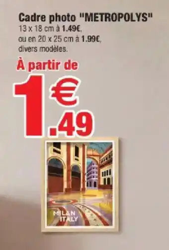 Cadre photo METROPOLYS