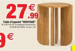 Bazarland Heritage table d'appoint offre