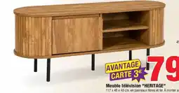 Bazarland Heritage meuble télévision offre