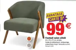 Bazarland Fauteuil salon côté offre