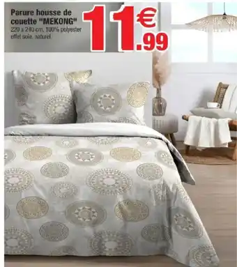 Bazarland MEKONG Parure housse de couette offre