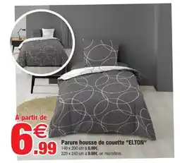 Bazarland ELTON Parure housse de couette offre